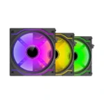 Ant Esports Crystaflow ARGB Black – 120mm Cabinet Fan (Triple Pack)