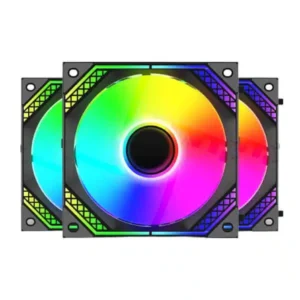 Ant Esports Infinity Flow ARGB – 120mm PWM Cabinet Fan (Triple Pack)