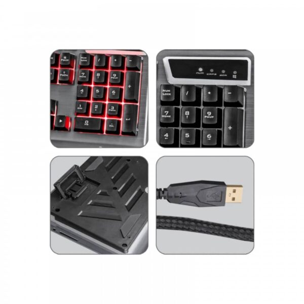 Zebronics Zeb-Transformer Gaming Keyboard and Mouse Combo (Black)