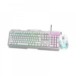 Zebronics Zeb-Transformer Gaming Keyboard and Mouse Combo (White)